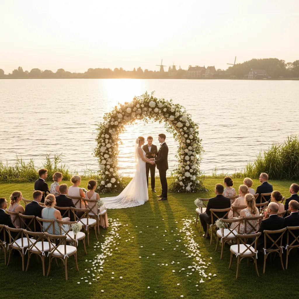 Trouwen bij Flow aan de Zevenhuizerplas