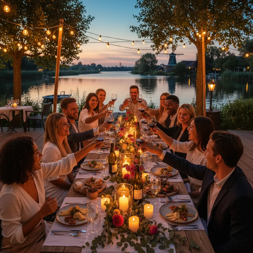 Feest en evenement aan het water bij Flow